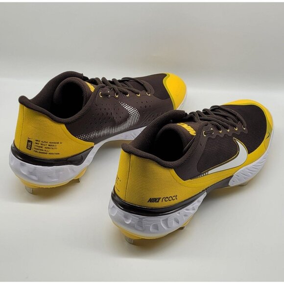 Nike Alpha Huarache Elite 3 Metal Baseball Cleats CZ6543-200 - Picture 6 of 12